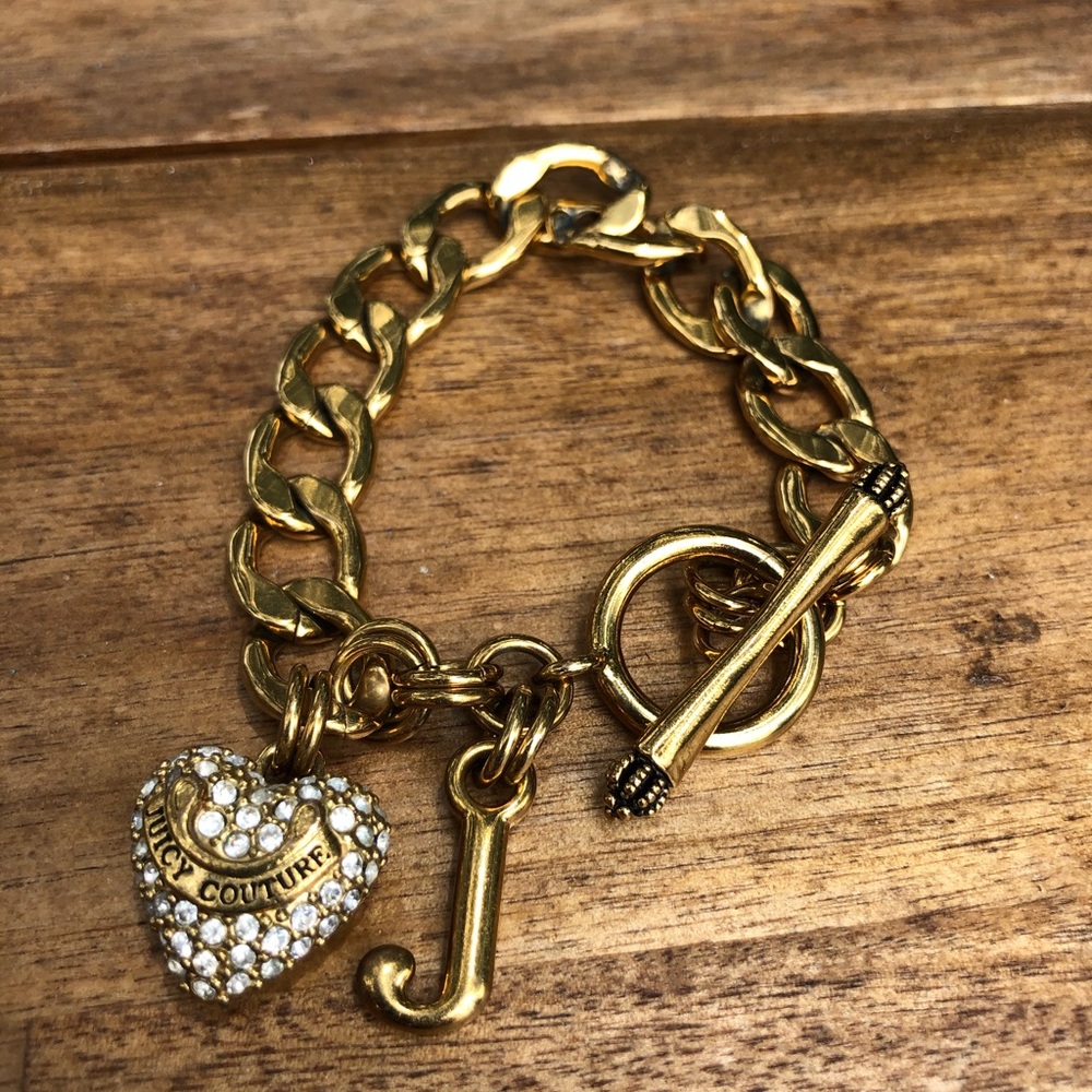 Juicy Couture Gold Charm Bracelet